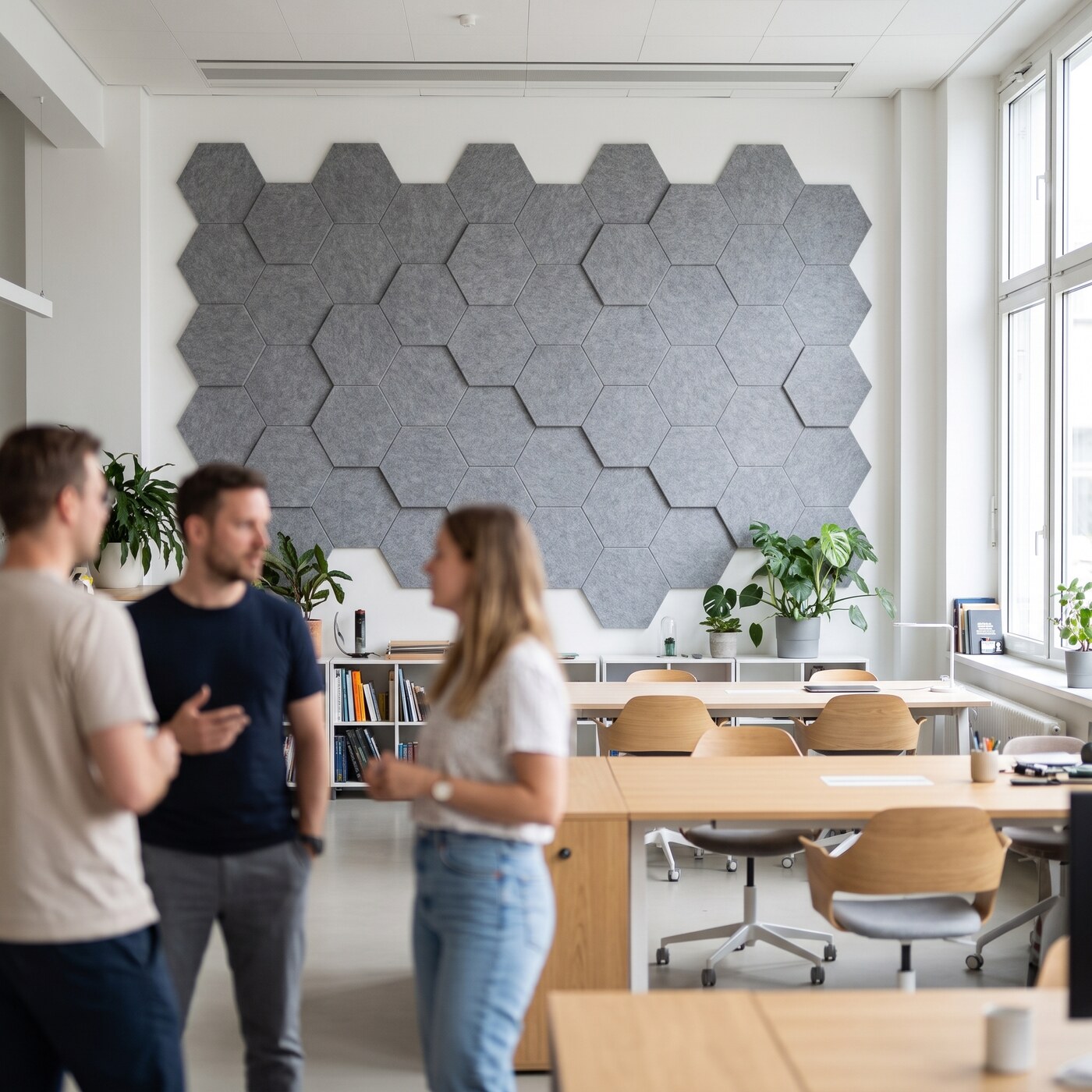 PolySound PET-Akustikvlies im modernen Büro
