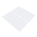 PolySound Akustikschaum Plattenabsorber glatt aus Basotect® weiß - 4Stück/1m² - 50cm x 50cm x 2cm - optimiere deine Raumakustik