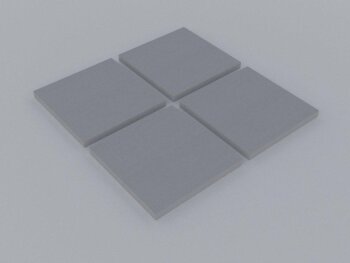 PolySound Akustikschaum Plattenabsorber glatt aus...