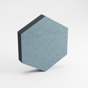 PolySound ECO Hexagon Ø 20 cm, himmelblau, 3 cm