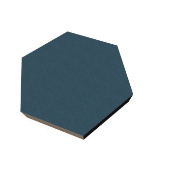 PolySound ECO Hexagon &Oslash;200mm - Farbe: blau melange...