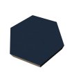 PolySound ECO Hexagon Ø200mm - Farbe: nachtblau Stärke: 3cm