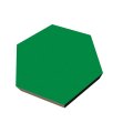 PolySound ECO Hexagon Ø200mm - Farbe: grün Stärke: 3cm