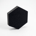 PolySound ECO Hexagon Ø 20 cm, schwarz, 3 cm