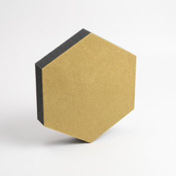 PolySound ECO Hexagon Ø 20 cm, pastellgelb, 3 cm
