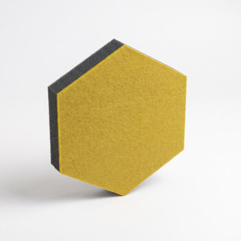 PolySound ECO Hexagon Ø 20 cm, gelb, 3 cm