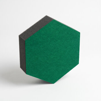 PolySound ECO Hexagon Ø 20 cm, grün, 5 cm