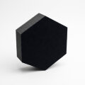 PolySound ECO Hexagon Ø 20 cm, schwarz, 5 cm