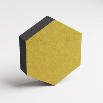 PolySound ECO Hexagon Ø 20 cm, gelb, 5 cm