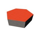 PolySound ECO Hexagon Ø200mm - Farbe: orange Stärke: 5cm
