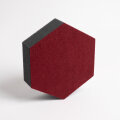 PolySound ECO Hexagon Ø 20 cm, dunkelrot, 5 cm