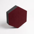 PolySound ECO Hexagon Ø 20 cm, rot melange, 5 cm