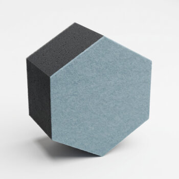 PolySound ECO Hexagon Ø 20 cm, himmelblau, 10 cm
