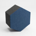 PolySound ECO Hexagon Ø 20 cm, blau melange, 10 cm