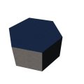 PolySound ECO Hexagon Ø200mm - Farbe: nachtblau Stärke: 10cm
