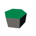 PolySound ECO Hexagon Ø200mm - Farbe: grün Stärke: 10cm