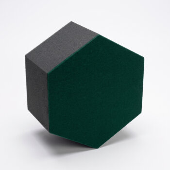 PolySound ECO Hexagon Ø 20 cm, dunkelgrün, 10 cm