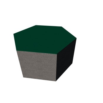 PolySound ECO Hexagon Ø200mm - Farbe: dunkelgrün Stärke: 10cm