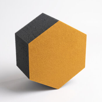 PolySound ECO Hexagon Ø 20 cm, sonnengelb, 10 cm