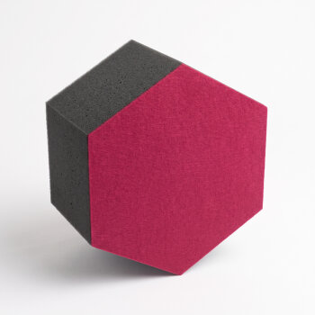 PolySound ECO Hexagon Ø 20 cm, fuchsie, 10 cm