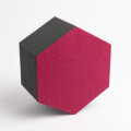 PolySound ECO Hexagon Ø 20 cm, fuchsie, 10 cm