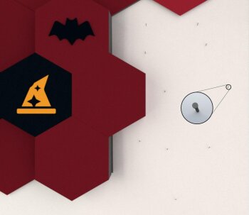 PolySound ECO Halloween-Set, 36 Hexagons Ø 20 cm, gemischte Höhen