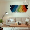 PolySound ECO Hexagon Wall-Set S, 51 Elemente Ø 20 cm