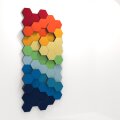 PolySound ECO Hexagon Wall-Set S, 51 Elemente Ø 20 cm, color storm