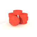 PolySound Sylo Lautsprecherfüße, Schwingungsdämpfer, 8er-Set, rot - 50 - 110kg