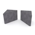 PolySound RAW Basstrap Kantenabsorber, 2 Stück 45 × 45 × 45 cm