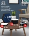 PolySound ECO Akustikpaneele selbstklebend, 9 Elemente 3 bis 10 cm, 14 Motive