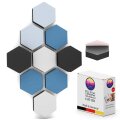 PolySound ECO Akustikpaneele selbstklebend, 9 Elemente 3 bis 10 cm, 14 Motive