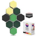 PolySound ECO Akustikpaneele selbstklebend, 9 Elemente 3 bis 10 cm, 14 Motive