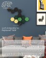 PolySound ECO Akustikpaneele selbstklebend, 9 Elemente 3 bis 10 cm, 14 Motive