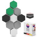 PolySound ECO Akustikpaneele selbstklebend, 9 Elemente 3 bis 10 cm, Minimalistic Marvel