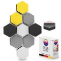 PolySound ECO Akustikpaneele selbstklebend, 9 Elemente 3 bis 10 cm, Lively Luster