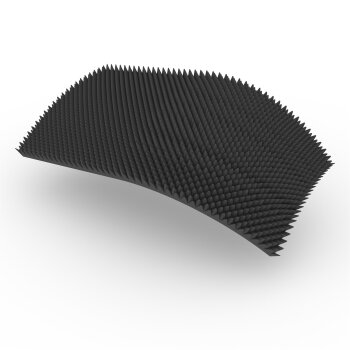 PolySound Noppenschaumstoff anthrazit 100 × 100 cm...