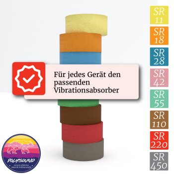PolySound Sylo MAX Schwingungsdämpfer, 4er-Set