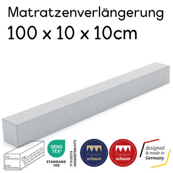 Frankenschaum Premium Matratzenverlängerung -...