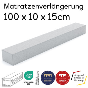 Frankenschaum Premium Matratzenverlängerung -...