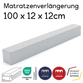 Frankenschaum Premium Matratzenverlängerung -...