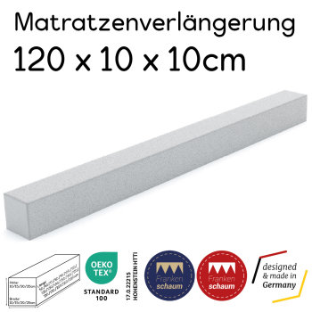 Frankenschaum Premium Matratzenverlängerung -...