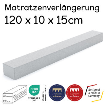 Frankenschaum Premium Matratzenverlängerung -...