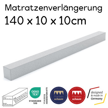 Frankenschaum Premium Matratzenverlängerung -...
