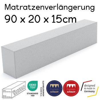 Frankenschaum Premium Matratzenverlängerung -...