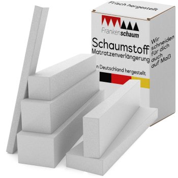 Frankenschaum Premium Matratzenverlängerung -...