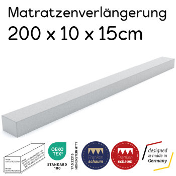 Frankenschaum Premium Matratzenverlängerung -...