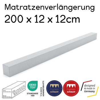 Frankenschaum Premium Matratzenverlängerung -...