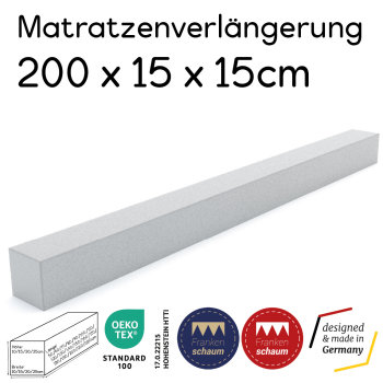 Frankenschaum Premium Matratzenverlängerung -...