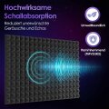 PolySound RAW Pyramidenschaum 30 × 30 × 6 cm, selbstklebend